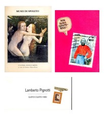 PIGNOTTI, Lamberto. Gusto e gusto (1995) + altri 2 inviti a mostre Poesia visiva