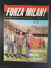 rivista FORZA MILAN - Milan Clubs - anno 1972 n 6 Sordillo, Buticchi, Rocco