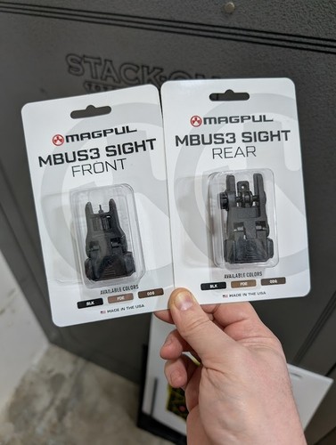 Mbus3 sight set rear and - rear,