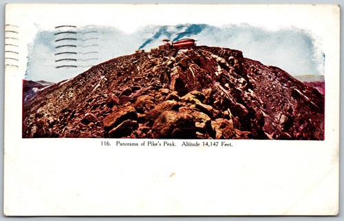 1908 panorama pikes - 1908, peak