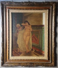 Gaetano Paloscia Terlizzi allievo Domenico Morelli Concubina ed eunuco