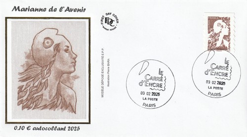 Fdc 2025 enveloppe 1er - fdc, 2025_enveloppe
