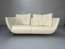 Divano 3 posti De Sede "DS-102 Shell" - in pelle pallida - prezzo consigliato £ 13.000