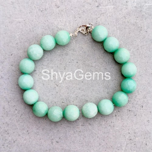 Bracciale amazzonite 8mm - bracciale,