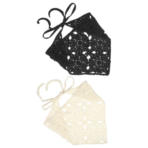 2pz bandane all uncinetto - bandane, per