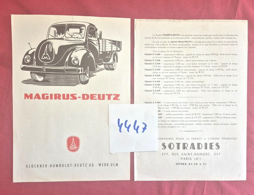 4447 magirus deutz - , /