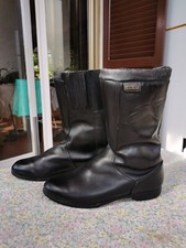 stivali da moto, neri in pelle, marca ALPINESTARS TG 42