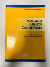 Campobasso - Manuale di diritto commerciale - Ed UTET 2008 4° Ed