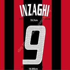 2002 Milan Home Name Set