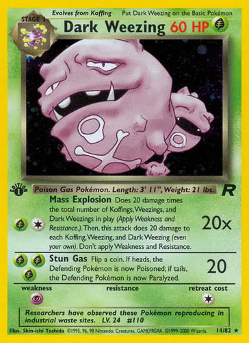 Dark weezing pokemon - dark,