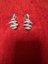 ORECCHINI IN ORO BIANCO 18K  E