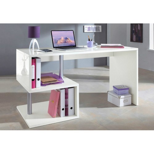 Scrivania 140 con - , ripiani
