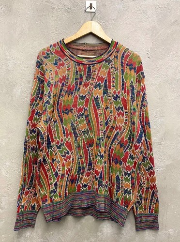 Maglione maglia multicolore