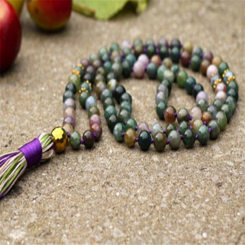 Collana nodo agata indiana - , 6
