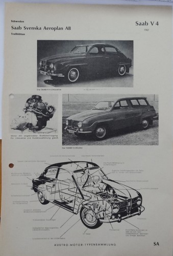 Scheda tecnica saab 4 - saab,