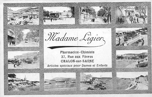 Chalon saône cartolina - saône,
