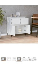 Mobile Soggiorno Bianco in Legno 60x35x70 cm