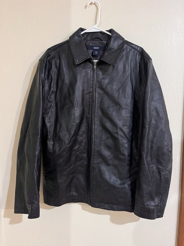 Gap giacca vera pelle - uomo, m