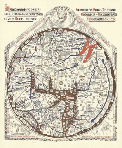 C1300 hereford mappa mundi - mappa,