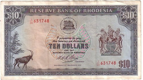 Banconota dollari - da, 10