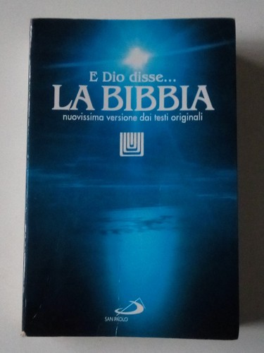 Dio disse la bibbia - e,