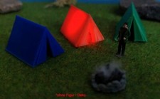 3er Set beleuchtetes Zelt mit