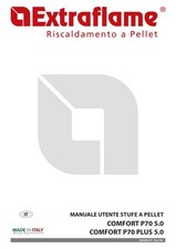 Manuale d'uso utente caldaia pellet Nordica Extraflame COMFORT P70 PLUS 5.0