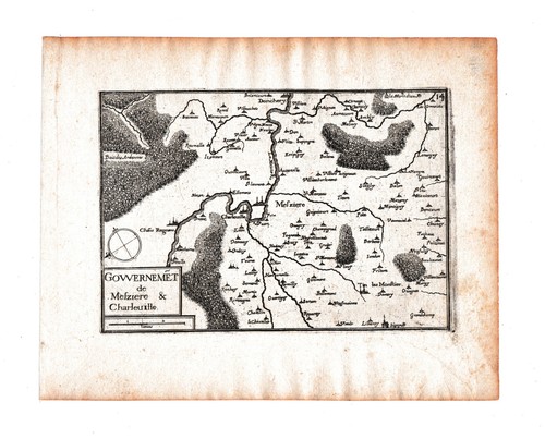 Carte géographique xviie - carte,
