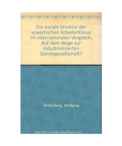 Die soziale struktur der - soziale,