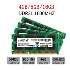 16 GB 8 GB 4 GB RAM PC3L-12800