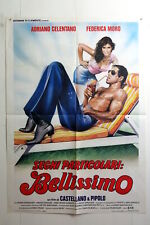 cm.100x140-SEGNI PARTICOLARI BELLISSIMO-CELENTANO-FEDERICA MORO-COMMEDIA-M28-3