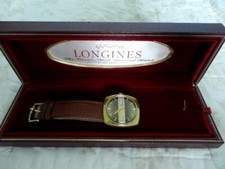 14K/CT GP/SS Longines Five