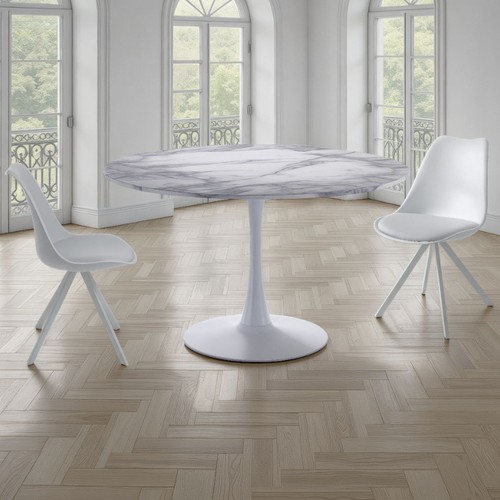 Tavolo rotondo mons - rotondo, marble