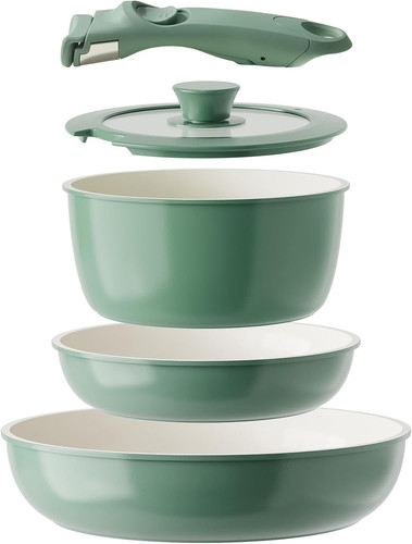 Set pentole ceramica con - set, di