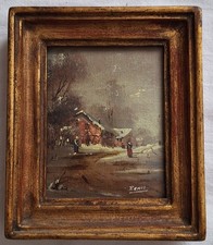 Coppia quadri olio - di,