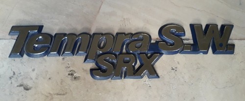 Scritta tempra srx - sw, srx"