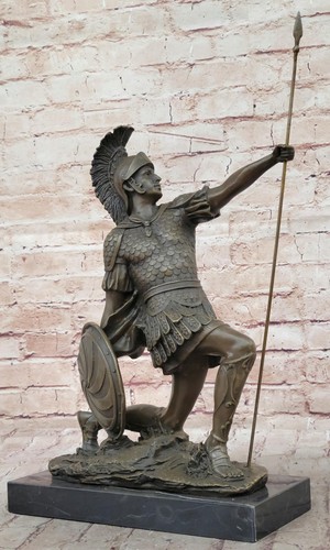 Bronzo scultura romana god - bronzo,