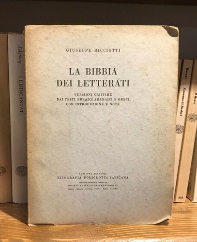 Bibbia dei letterati - bibbia,