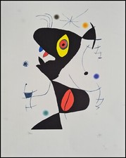 Joan Miro * Piatto VI Da...* 50 X 40 Cm * Litografia Firmata * Limitata # 33/200