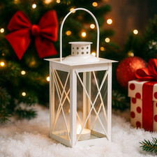 LANTERNA NATALIZIA BIANCA O