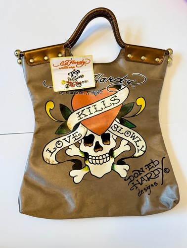 Borsa tote vintage - ed, hardy