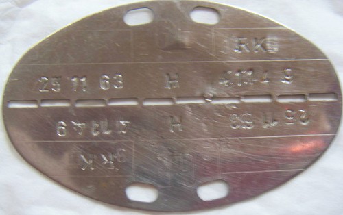 Pis391 targa identità - -,