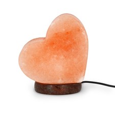 Legami Lampada di Sale Cromoterapia Forma Cuore Effetto Luminoso Luce Bianco