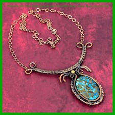 Collana ovale rame - collana, naturale