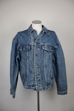 LEVI'S GIUBBINO GIACCA JEANS COTONE UOMO Tg L MAN VINTAGE JACKET COTTON DENIM