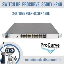 SWITCH  Hp Procurve 3500yl-24g  J8692A  24x 1GbE PoE+ 4x SFP 1GbE Managed switch