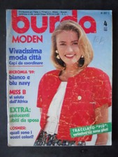 BURDA 4 1989 COMPLETO DI