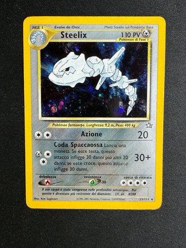 Pokemon steelix 111 neo - steelix,