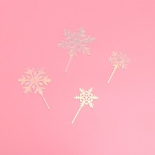  12 PCS Decorazioni Per Torta Fiocco Di Neve Decorazione Torte Festive