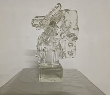 Scultura in vetro di Ermanno Nason 1969